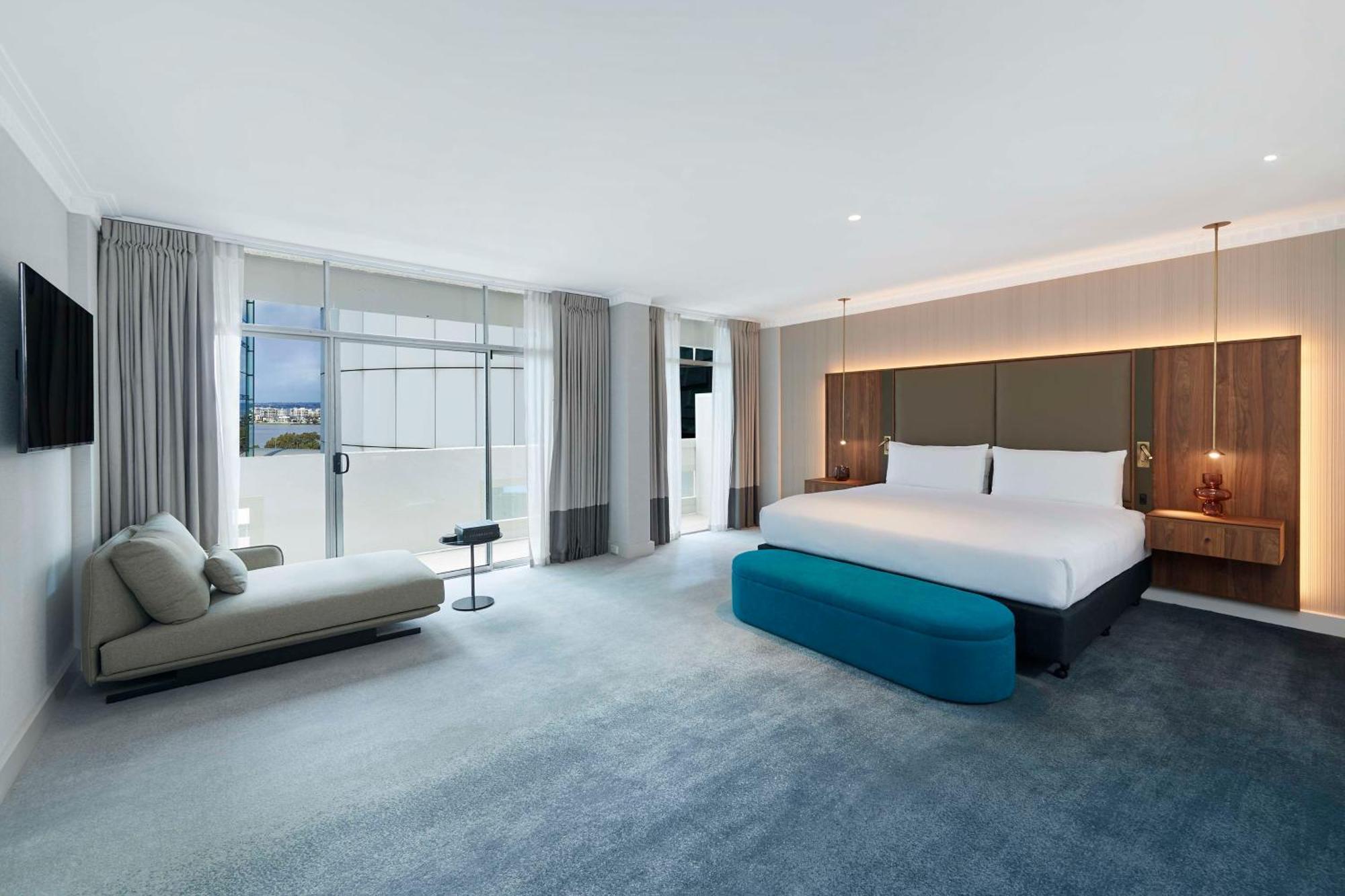 Parmelia Hilton Perth Ξενοδοχείο Εξωτερικό φωτογραφία A bedroom at the hotel